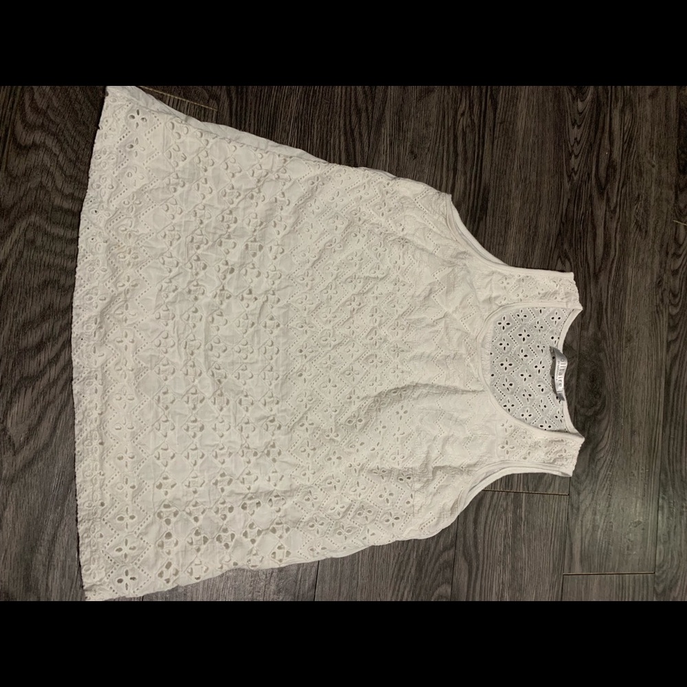 White lace Solitaire tank